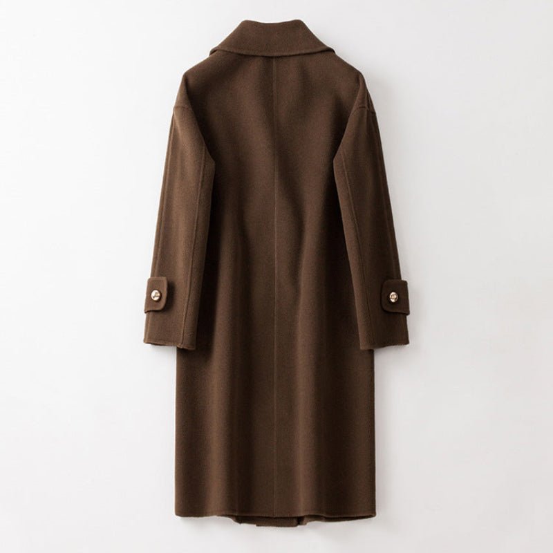 Ultimate Cashmere Coat™ — Command Every Room with Unstoppable Luxury and Power (Midnight Black XS) - | Zavonix