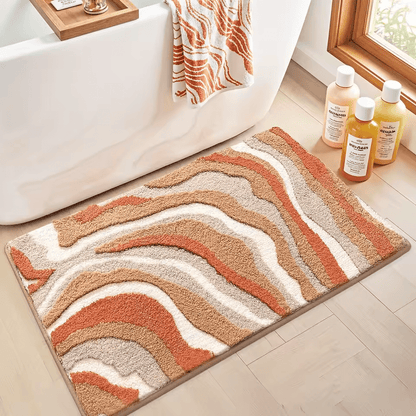 Ultra-Absorbent Microfiber Bath Rug with Non-Slip Backing – Plush Comfort for Bathroom Safety 7