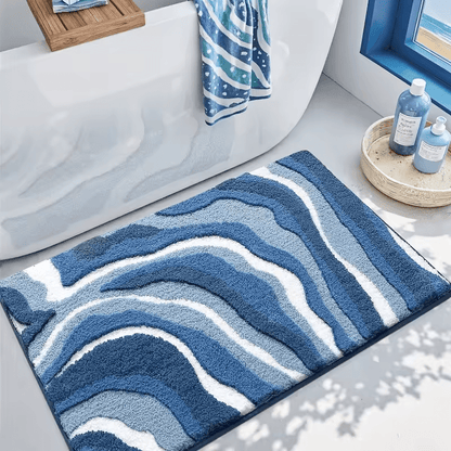 Ultra-Absorbent Microfiber Bath Rug with Non-Slip Backing – Plush Comfort for Bathroom Safety 6