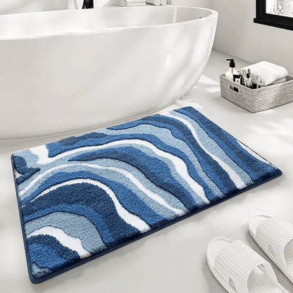 Ultra-Absorbent Microfiber Bath Rug with Non-Slip Backing – Plush Comfort for Bathroom Safety 4