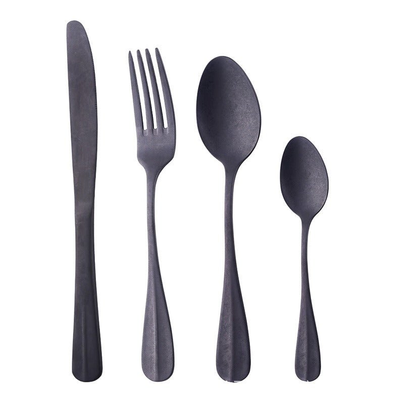 Ultra Matte Silverware Set – Durable 430 Stainless Steel with Grip-Ready Finish 2