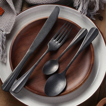 Ultra Matte Silverware Set – Durable 430 Stainless Steel with Grip-Ready Finish 1