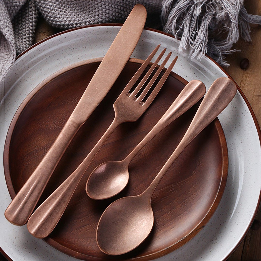 Ultra Matte Silverware Set – Durable 430 Stainless Steel with Grip-Ready Finish 7