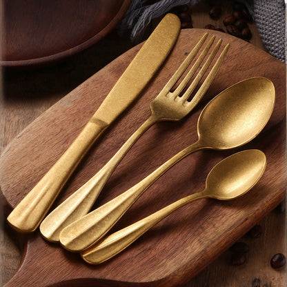 Ultra Matte Silverware Set – Durable 430 Stainless Steel with Grip-Ready Finish 9