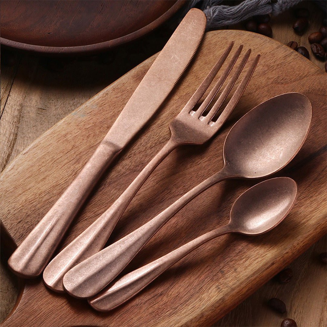 Ultra Matte Silverware Set – Durable 430 Stainless Steel with Grip-Ready Finish 6