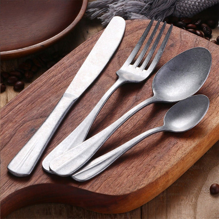 Ultra Matte Silverware Set – Durable 430 Stainless Steel with Grip-Ready Finish 3