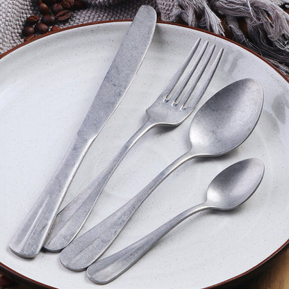 Ultra Matte Silverware Set – Durable 430 Stainless Steel with Grip-Ready Finish 4