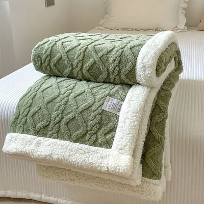 Ultra-Soft Sherpa Fleece Blanket for Year-Round Comfort – Versatile and Stylish 9