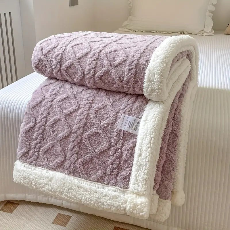 Ultra-Soft Sherpa Fleece Blanket for Year-Round Comfort – Versatile and Stylish 10