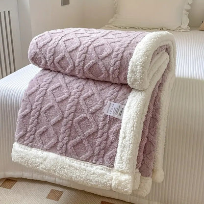 Ultra-Soft Sherpa Fleece Blanket for Year-Round Comfort – Versatile and Stylish 10