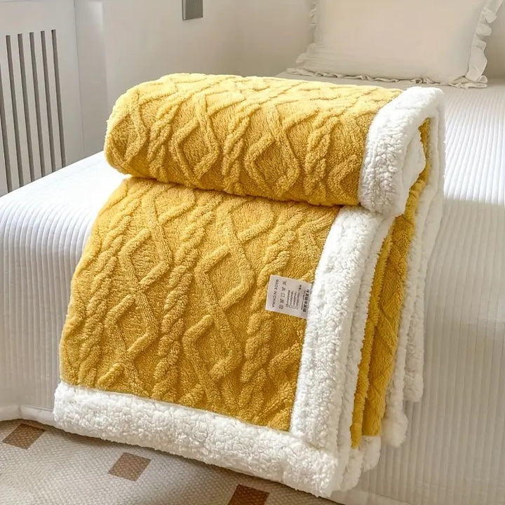 Ultra-Soft Sherpa Fleece Blanket for Year-Round Comfort – Versatile and Stylish 8
