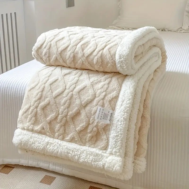 Ultra-Soft Sherpa Fleece Blanket for Year-Round Comfort – Versatile and Stylish 6