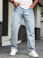 United States Embroidered Trousers (White Blue XS) - | Zavonix