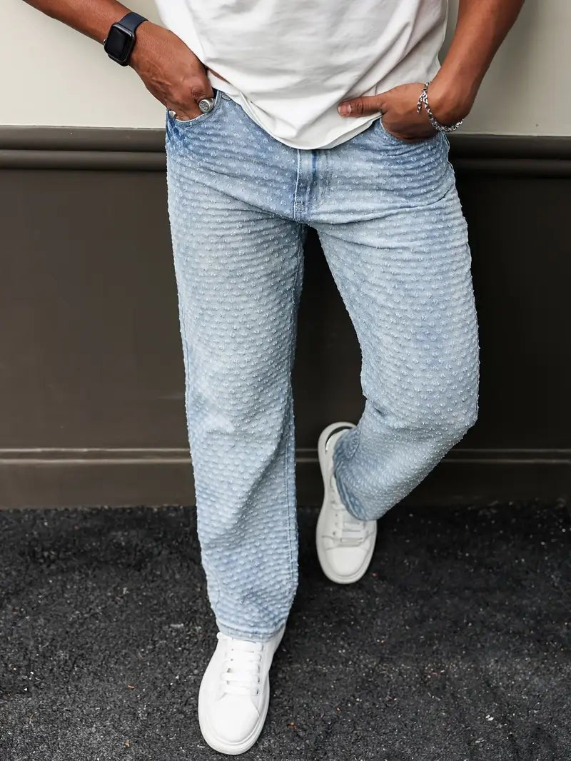 United States Embroidered Trousers (White Blue XS) - | Zavonix