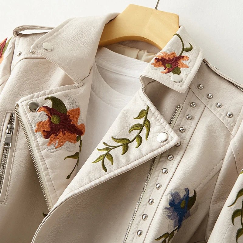 Unstoppable Jacket™ — Own the Room with Fearless Vintage Power and Ethical Edge (Beige XS) - | Zavonix