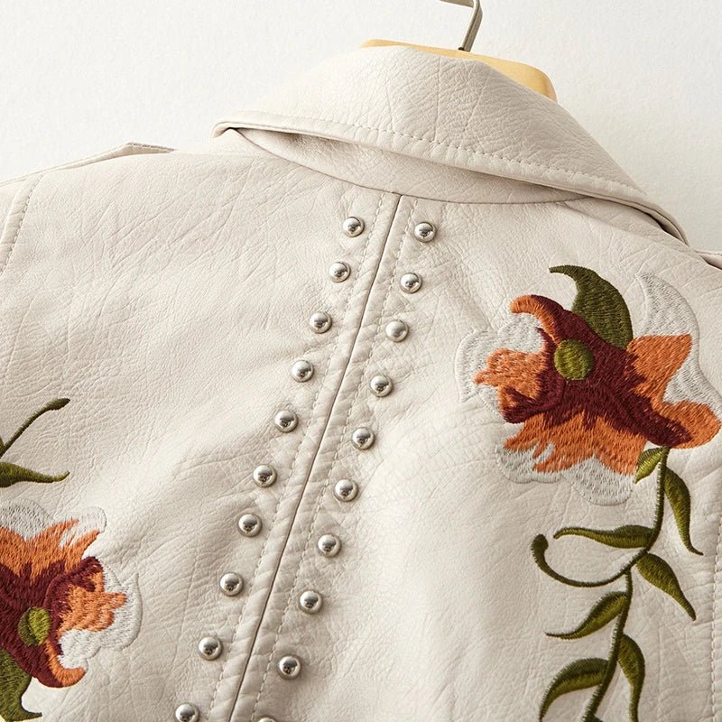 Unstoppable Jacket™ — Own the Room with Fearless Vintage Power and Ethical Edge (Beige XS) - | Zavonix