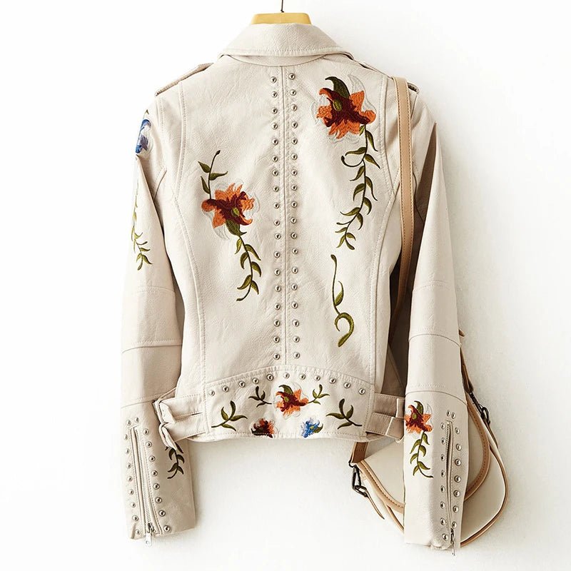 Unstoppable Jacket™ — Own the Room with Fearless Vintage Power and Ethical Edge (Beige XS) - | Zavonix