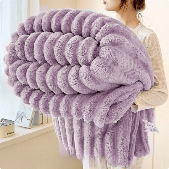 Unstoppable Warmth™ — Sink Into Silky Comfort That Defies the Cold Every Time (Violet 27.56 x 39.37 inches(70*100cm)) - | Zavonix