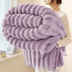Unstoppable Warmth™ — Sink Into Silky Comfort That Defies the Cold Every Time (Violet 27.56 x 39.37 inches(70*100cm)) - | Zavonix