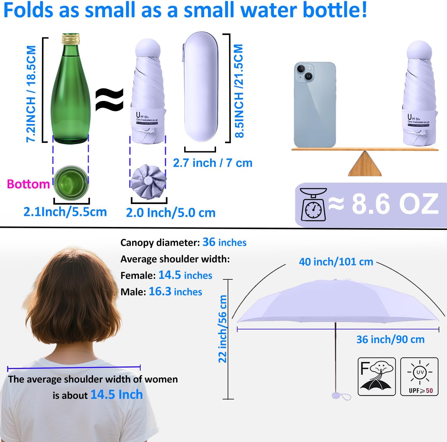 Urbanshield 20Cm Pocket Umbrella Hard Case Product Image 04