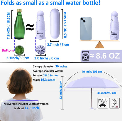 Urbanshield 20Cm Pocket Umbrella Hard Case Product Image 04