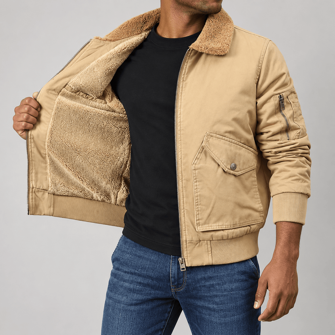 Urdensholt Fleece-Lined Bomber Jacket product image 3