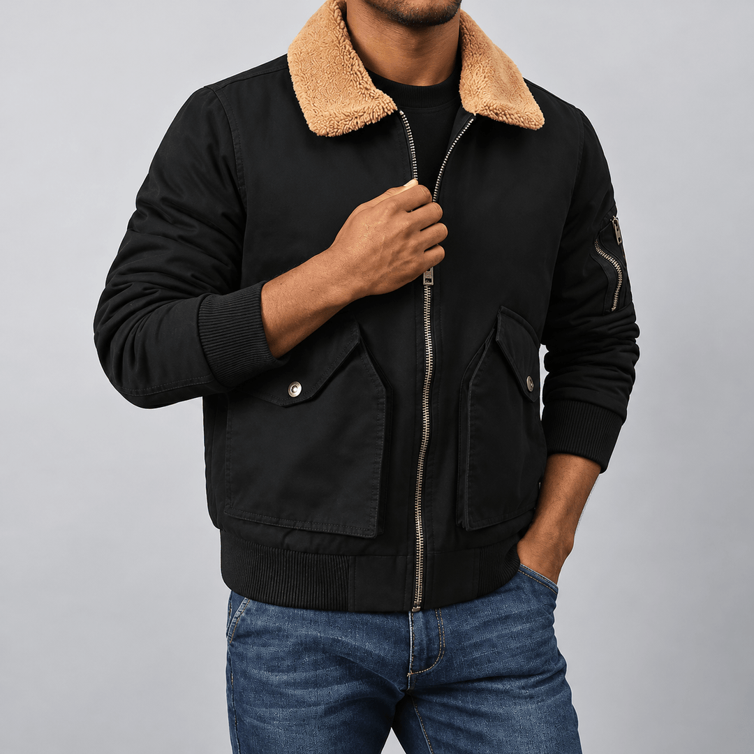 Urdensholt Fleece-Lined Bomber Jacket product image 5