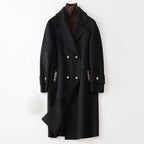 Ultimate Cashmere Coat™ — Command Every Room with Unstoppable Luxury and Power (Midnight Black XS) - | Zavonix