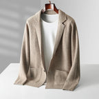 Valenro — Soft Cashmere Merino Wool Cardigan for All Occasions (Beige S) - | Zavonix