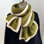 "Valentina" Knit Wrap (White ) - | Zavonix