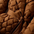 Valenzia Quilted Jacket (Brown XS) - | Zavonix