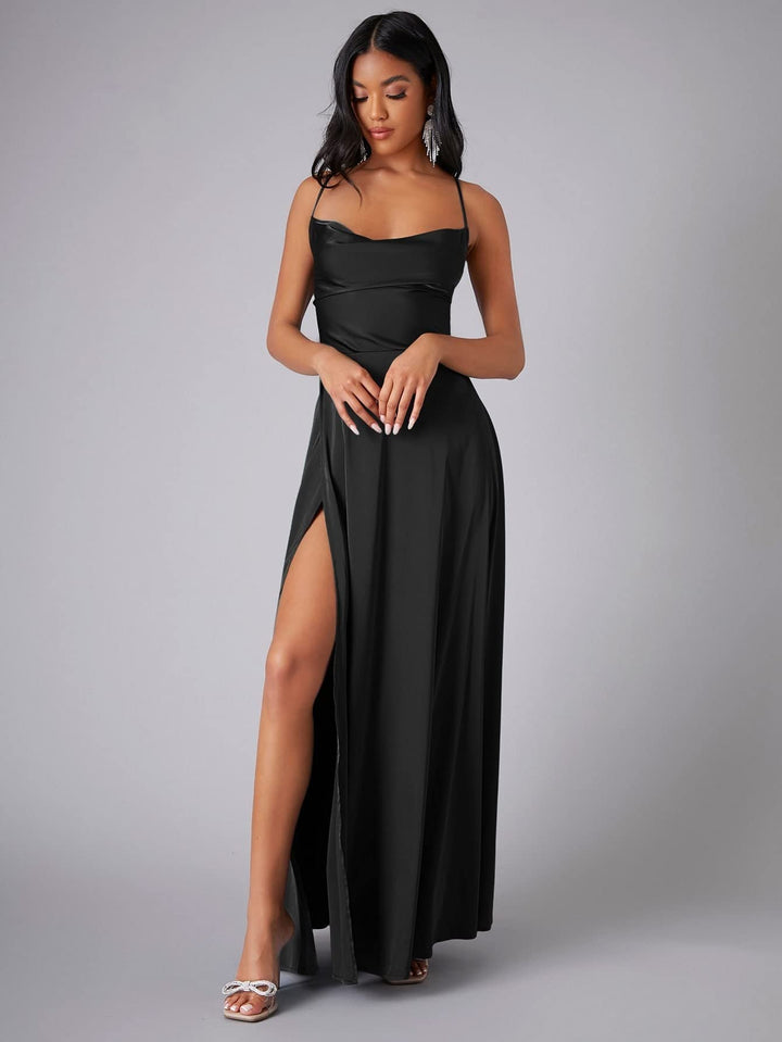 Valeria Satin Maxi Dress product image 1