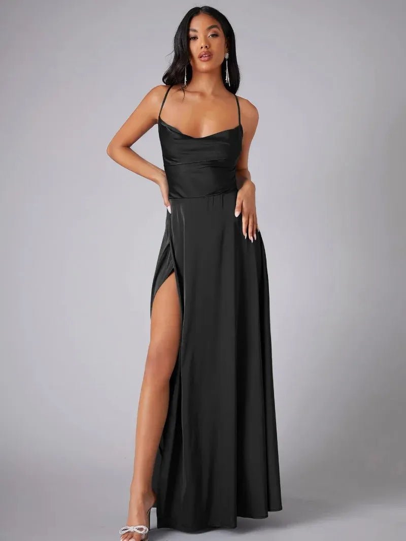 Valeria Satin Maxi Dress product image 2