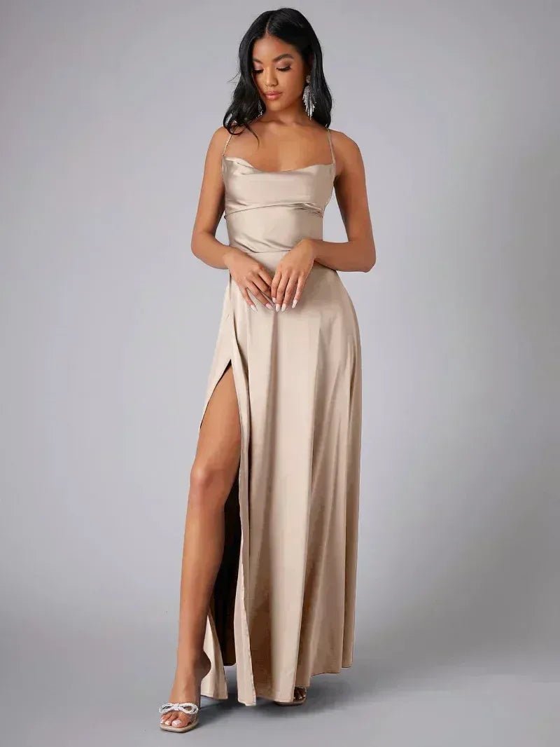 Valeria Satin Maxi Dress product image 3