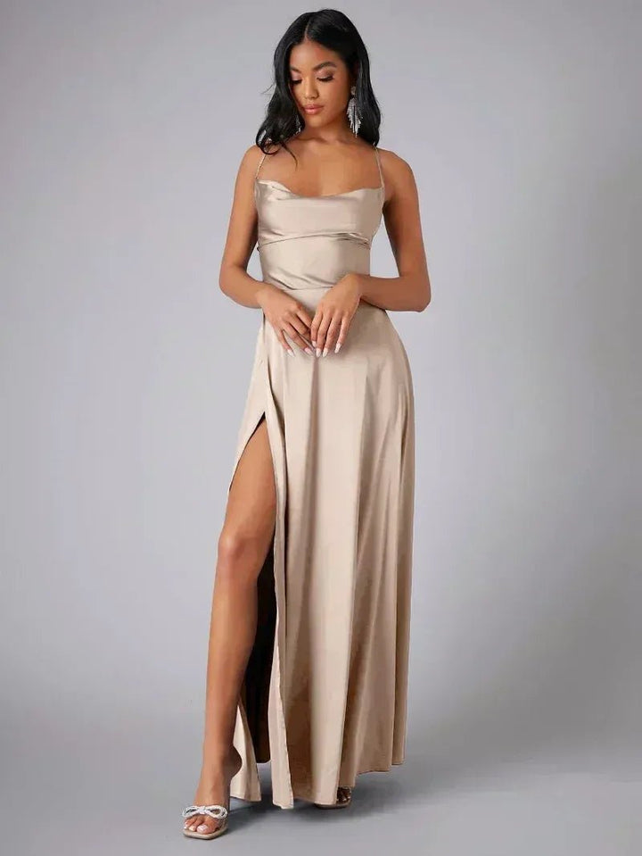 Valeria Satin Maxi Dress product image 3