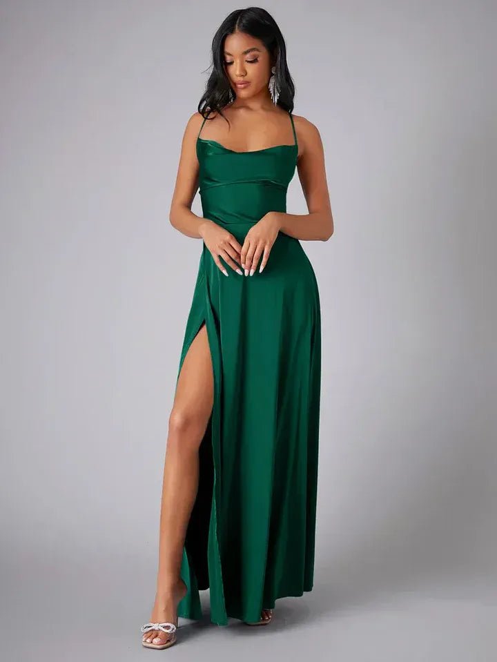 Valeria Satin Maxi Dress product image 8