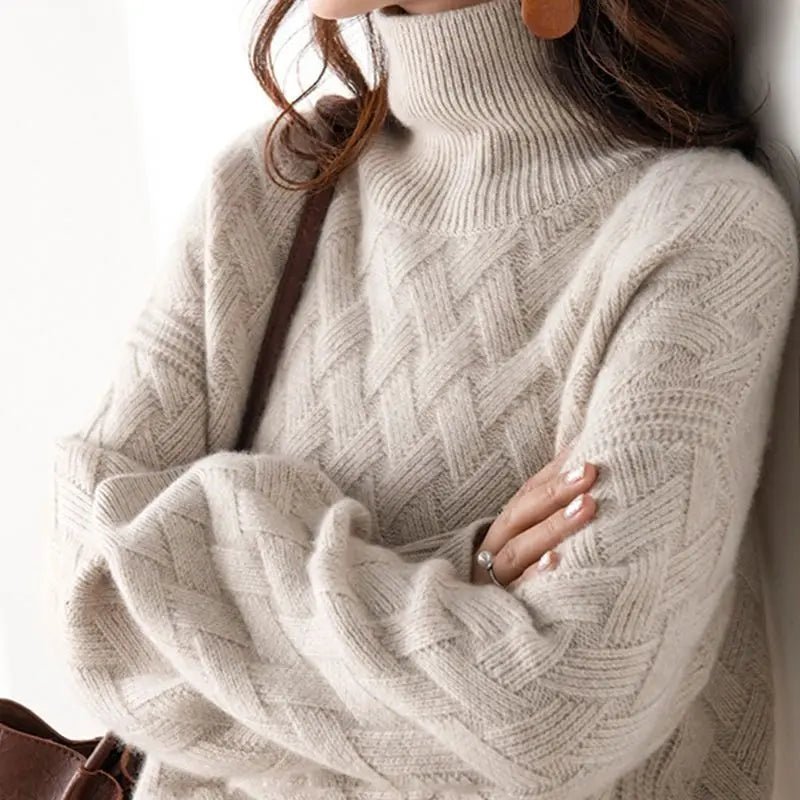 "Valerio Rinaldi" Knitted Sweater (White S) - | Zavonix