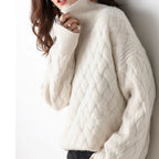 "Valerio Rinaldi" Knitted Sweater (White S) - | Zavonix