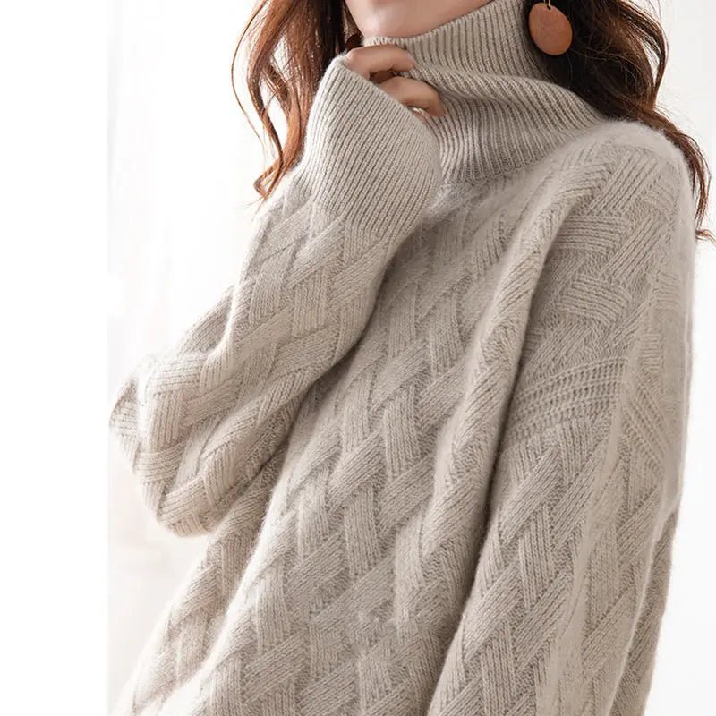 "Valerio Rinaldi" Knitted Sweater (White S) - | Zavonix