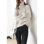 "Valerio Rinaldi" Knitted Sweater (White S) - | Zavonix