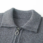 Valero Wool Cardigan — Soft Warm Layering Sweater for Cool Weather (Gray S) - | Zavonix