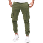 Varek Cargo Pants — Soft Cotton Blend Streetwear with Flexible Fit (Green S) - | Zavonix