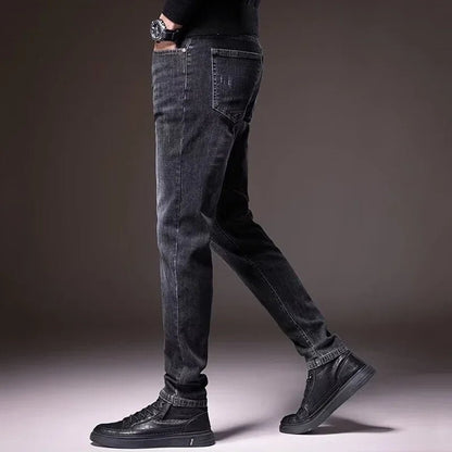 Varek Jeans — Men’s Roomy Fit Denim with Tapered Ankle Design - Zavonix