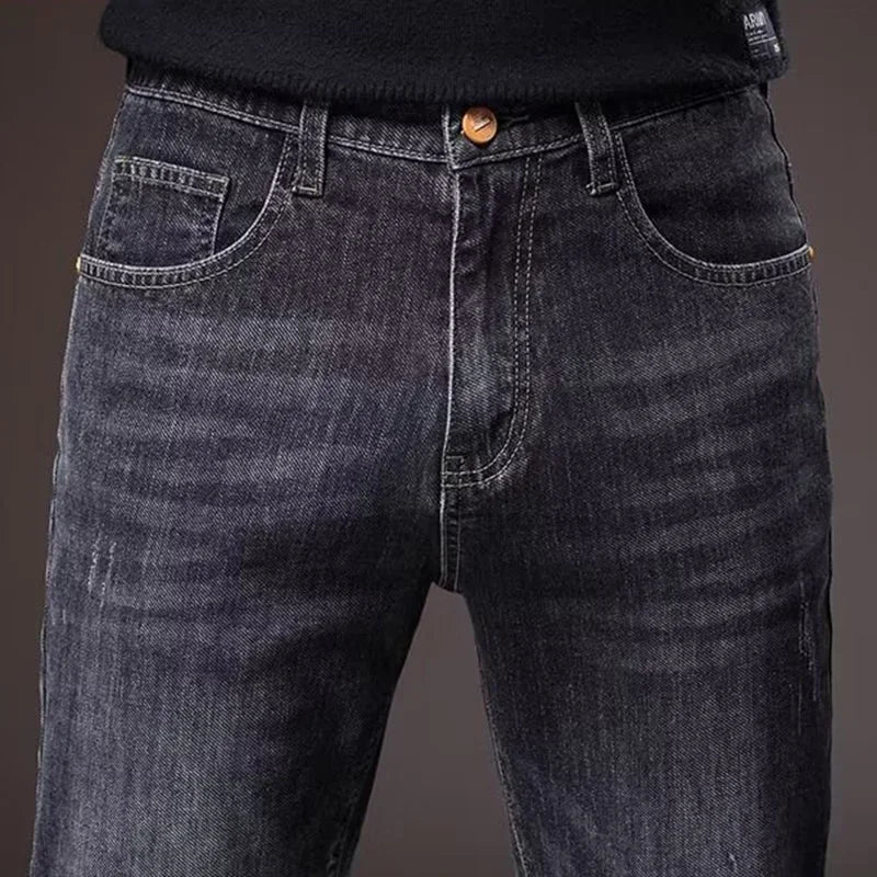 Varek Jeans — Men’s Roomy Fit Denim with Tapered Ankle Design - Zavonix