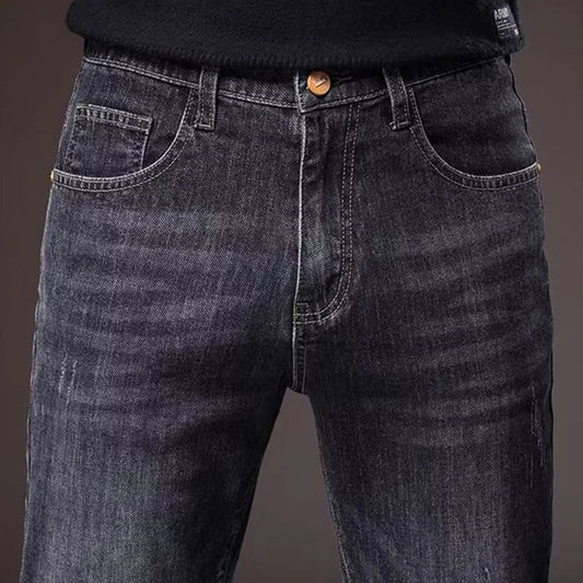 Varek Jeans — Men’s Roomy Fit Denim with Tapered Ankle Design - Zavonix