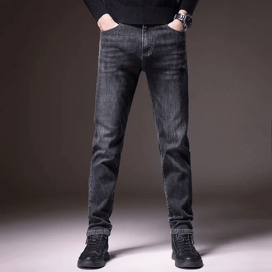 Varek Jeans — Men’s Roomy Fit Denim with Tapered Ankle Design - Zavonix