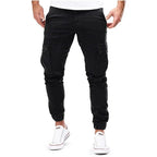 Varek Cargo Pants — Soft Cotton Blend Streetwear with Flexible Fit (Black S) - | Zavonix