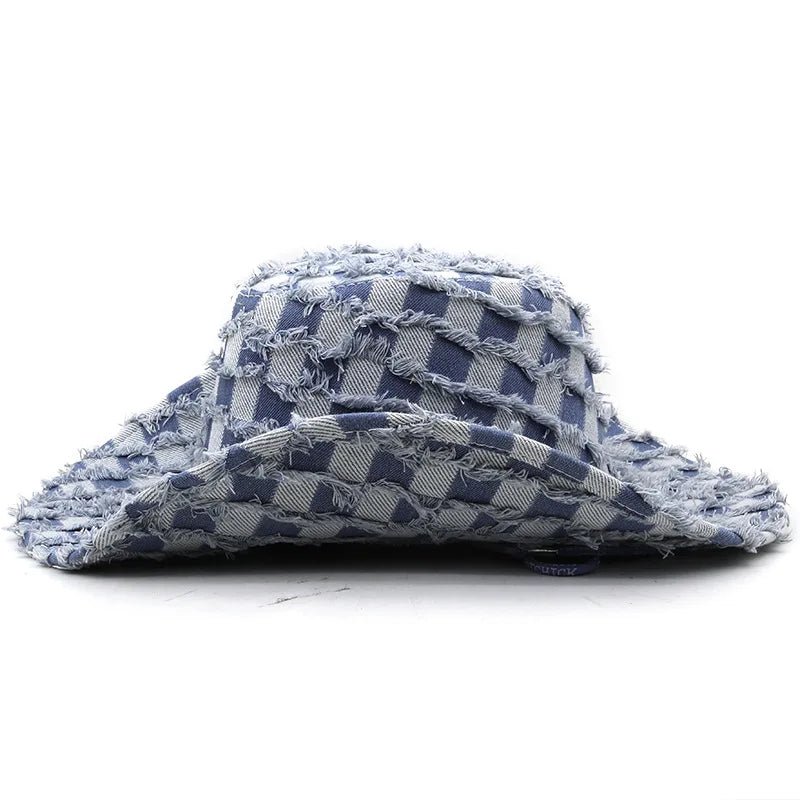 Varell Denim Hat — Distressed Western - Style Outdoor Cap with Comfortable Fit (2 Fit - All) - | Zavonix