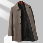 Varello — Wool Trench Coat with Quilted Lining and Classic Fit (Camel XS) - | Zavonix