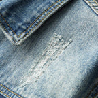 Varlen Denim Jacket — Classic Faded Denim with Tailored Fit (XS ) - | Zavonix